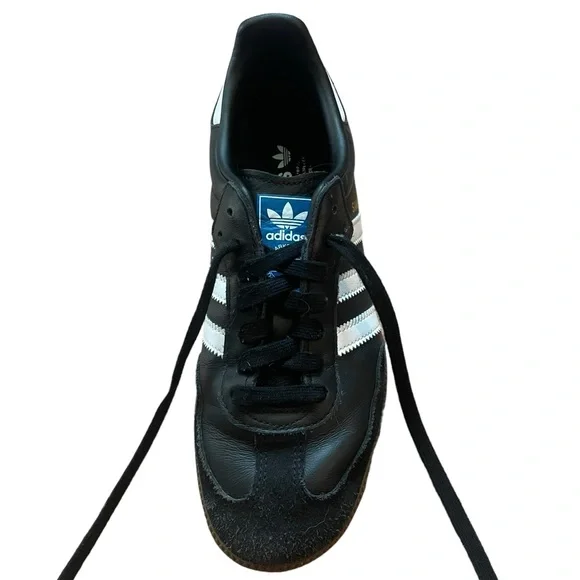 SOLD OUT Adidas Samba Womens 7.5 Black and White - Picture 2 of 9